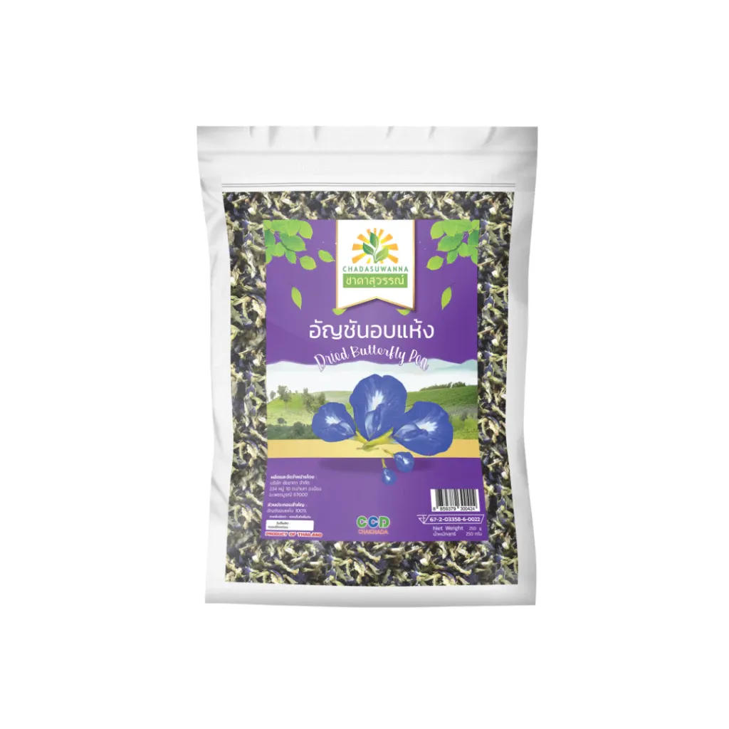 Dried butterfly Pea Flowers Tea